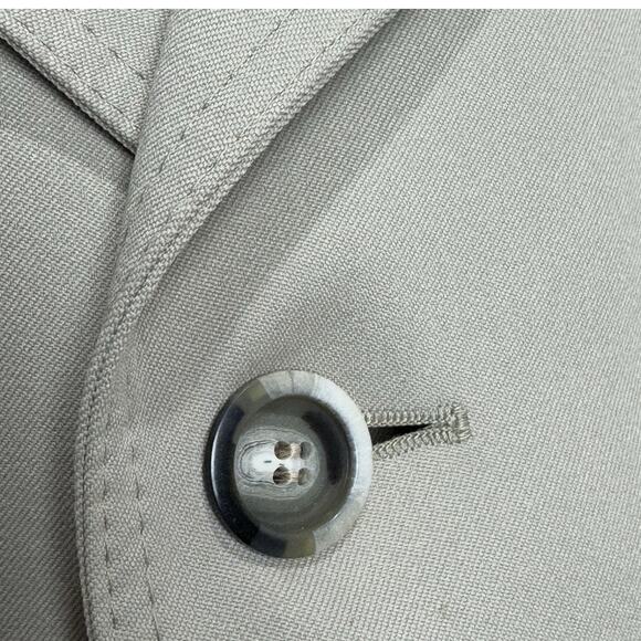 Men’s Vintage Khaki London Fog Trench Coat - Size 40 Regular - Picture 8 of 10